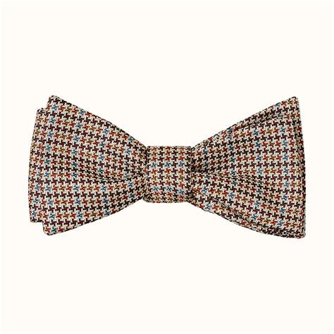 hermes bow tie black